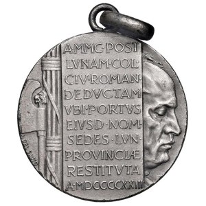 Fascist medals - FASCISTE. Medaglia 1923 AL DUCE PLacchetta con f...