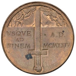 Fascist medals - FASCISTE. Medaglia 1924 Cassa del Fascismo di Geno...