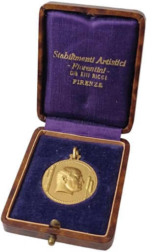 Fascist medals - FASCIST. Medal without date Tribute to Mussolini,...