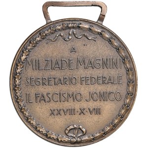 Fascist medals - FASCISTE. Ventennio (1922-1943) Medaglia A. VIII (...