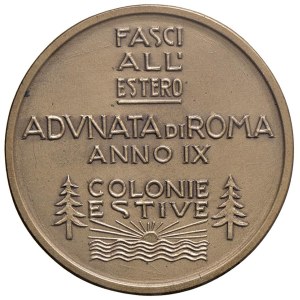 Fascist medals - FASCISTE. Ventennio (1922-1943) Medaglia A. IX (19...