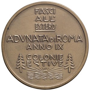 Fascist medals - FASCIST. Ventennio (1922-1943) Medal A. IX (19...