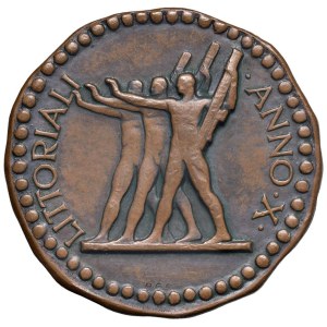 Fascist medals - FASCISTE. Ventennio (1922-1943) Medaglia An. X (19...