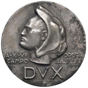 Fascist medals - FASCISTE. Ventennio (1922-1943) Medaglia aspilla A...
