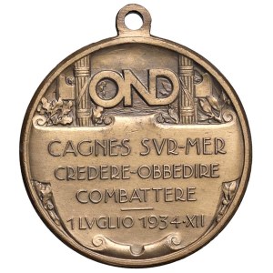 Fascist medals - FASCISTE. Ventennio (1922-1943) Medaglia A. XII 19...
