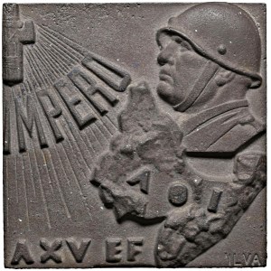 Fascist medals - FASCISTE. Ventennio (1922-1943) Placca A. XV (1937...
