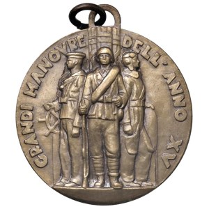 Fascist medals - FASCISTE. Ventennio (1922-1943) Medaglia A. XV 193...