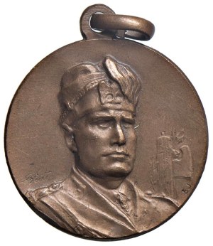 Fascist medals - FASCIST. Medal without date To mussolini, medal...