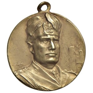 Fascist medals - FASCISTE. Medaglia senza Benemerenti de: Il Popolo...