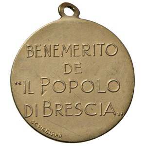 Fascist medals - FASCISTE. Medaglia senza Benemerenti de: Il Popolo...