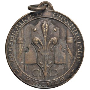 Fascist medals - FASCISTE. Medaglia senza data O.N.D. Dopolavoro Pr...
