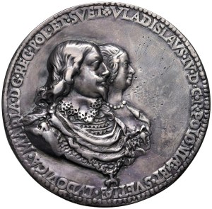 Character medals - Ludovica Maria Gonzaga Queen of Poland (1633-164...