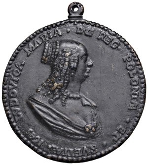 Character medals - Ludovica Maria Gonzaga Queen of Poland (1633-164...