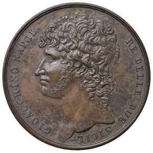 Character medals - Gioacchino Napoleone Murat (1808-1815) Medaglia 18...