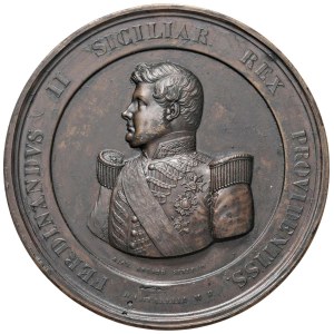 Character medals - Ferdinando II di Borbone (1830-1859) Medaglia di g...