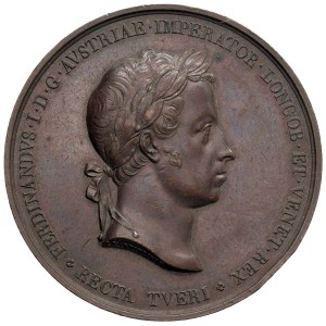 Character medals - Ferdinando I (1793-1885) Medaglia 1838 Per l'Incor...