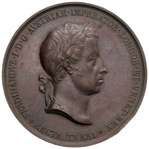 Character medals - Ferdinand I (1793-1885) Medal 1838 For the Crowning...
