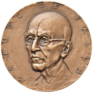Character medals - Manuel De Falla (1876-1946) Medaglia senza data (1...