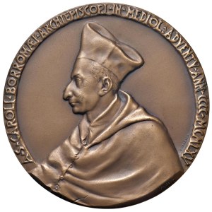 Character medals - Cardinale Carlo Borromeo (1538-1584) Medaglia 1965...