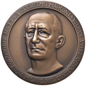 Character medals - Guglielmo Marconi (1874-1937) 1974 Medal In the Ce...