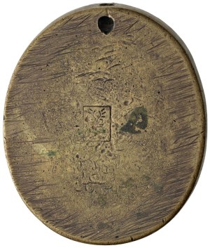 Character medals - Oval medallion with portrait of character with g...