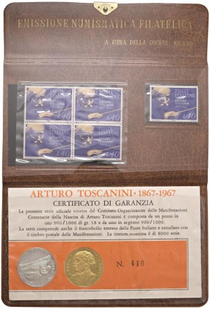 Character medals - Arturo Toscanini (1867-1957) 1967 Medal In Memo...