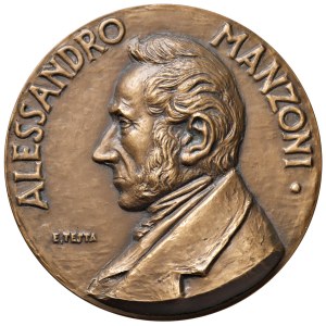 Character medals - Alessandro Manzoni (1785-1873) Medaglia 1973 Cente...