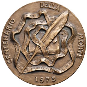 Character medals - Alessandro Manzoni (1785-1873) Medaglia 1973 Cente...