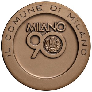 Cities medals - MILAN. 1990 World Football Championship medal...