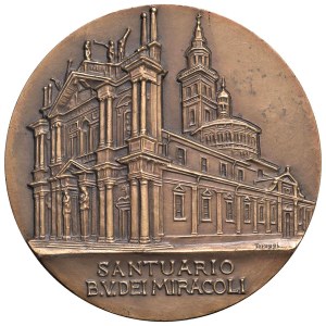Cities medals - SARONNO. Medal 1976 Shrine of the Blessed Vergi...