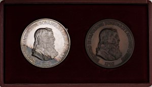 Cities medals - SAN MARINO. 1969 diptych box set Bicentennial of...
