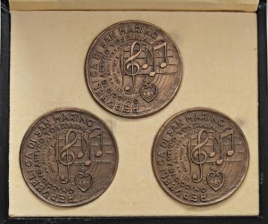 Cities medals - SAN MARINO. box set with triptych issue 1978 ...