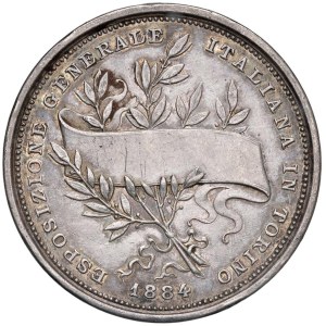Cities medals - TORINO. Medaglia 1884 Esposizione Generale Italian...