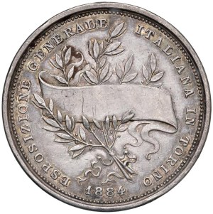 Cities medals - TORINO. 1884 Italian General Exhibition medal...