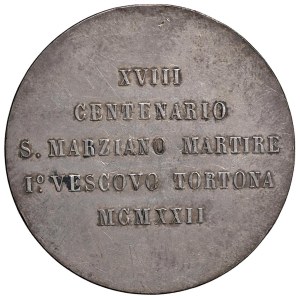 Cities medals - TORTONA. Medaglia 1923 San Marziano Martire, 1Â° V...