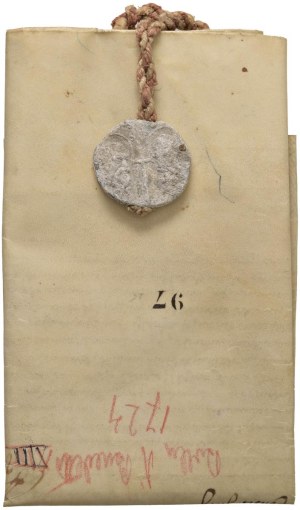 Papal medals - Benedict XIII (1724-1730) Bull Plumbea 1724 with ...