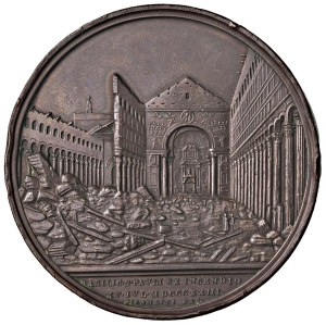 Papal medals - Pius IX (1846-1878) Medal (1823) Fire Basili...