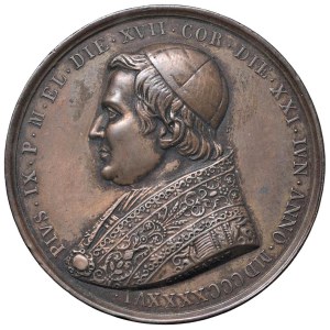 Papal medals - Pio IX (1846-1878) Medaglia 1846 - Opus: Cerbara A...