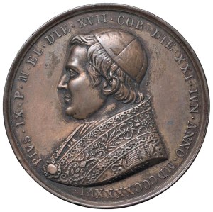 Papal medals - Pius IX (1846-1878) Medal 1846 - Opus: Cerbara A...