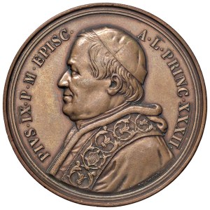 Papal medals - Pius IX (1846-1878) Medal 1877 A. XXXII The good ...