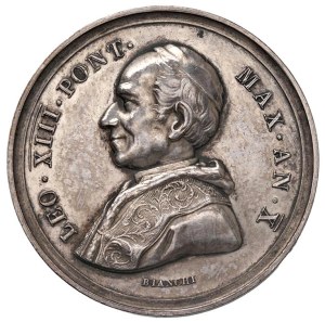 Papal medals - Leo XIII (1878-1903) Medal 1888 50th of Sacer...
