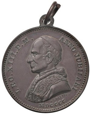Papal medals - Leo XIII (1878-1903) Medal 1900 An. XXIII Med...
