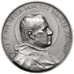 Papal medals - Pius X (1903-1914) Medal 1954 Canonization of the...