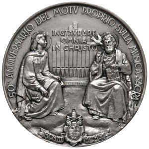 Papal medals - Pius X (1903-1914) Medal 1954 Canonization of the...