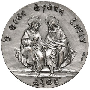 Papal medals - Paolo VI (1963-1978) Medaglia 1964 Incontro con At...