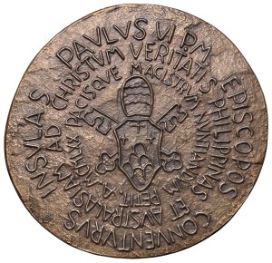Papal medals - Paul VI (1963-1978) 1970 Medal Visit of the Pont...