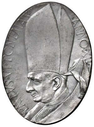 Papal medals - Paul VI (1963-1978) Medal 1974 An XII Cenacle...