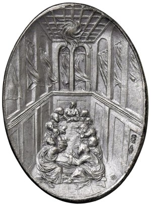 Papal medals - Paul VI (1963-1978) Medal 1974 An XII Cenacle...