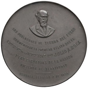 Foreign medals - ARGENTINA. Medaglia 1898 Julio Argentino Roca per ...