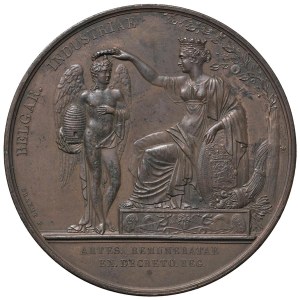 Foreign medals - BELGIUM. undated medal (1825) Award to the Hindu...